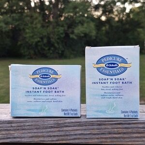 Dr Scholls Pedicure Essentials Soap N Soak Instant Foot Bath x7 Packets Foot Soa